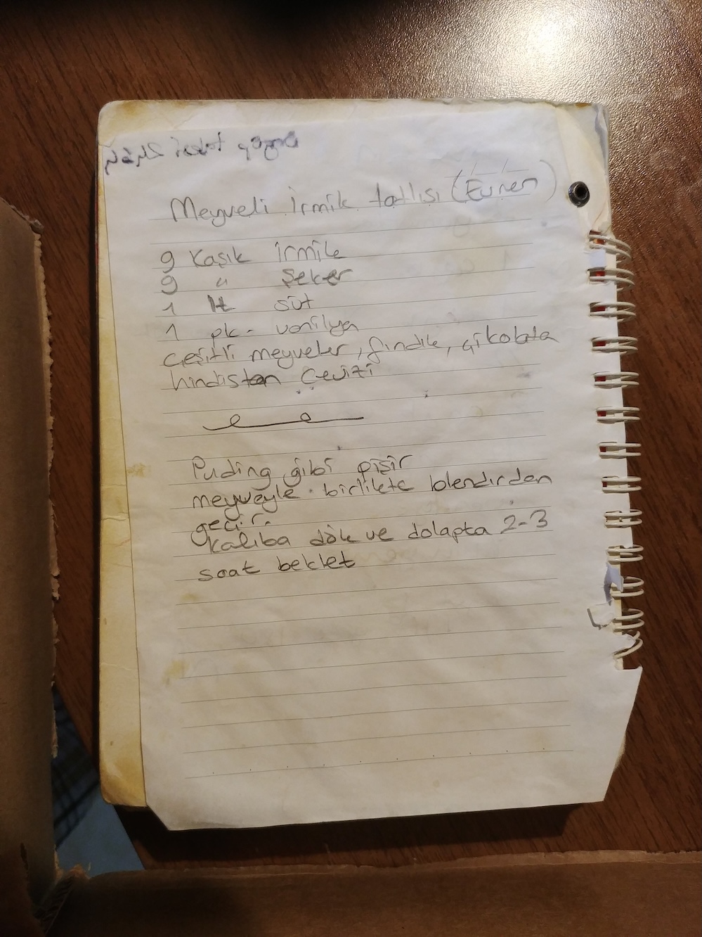 Meyveli İrmik Tatlısı (Evren)