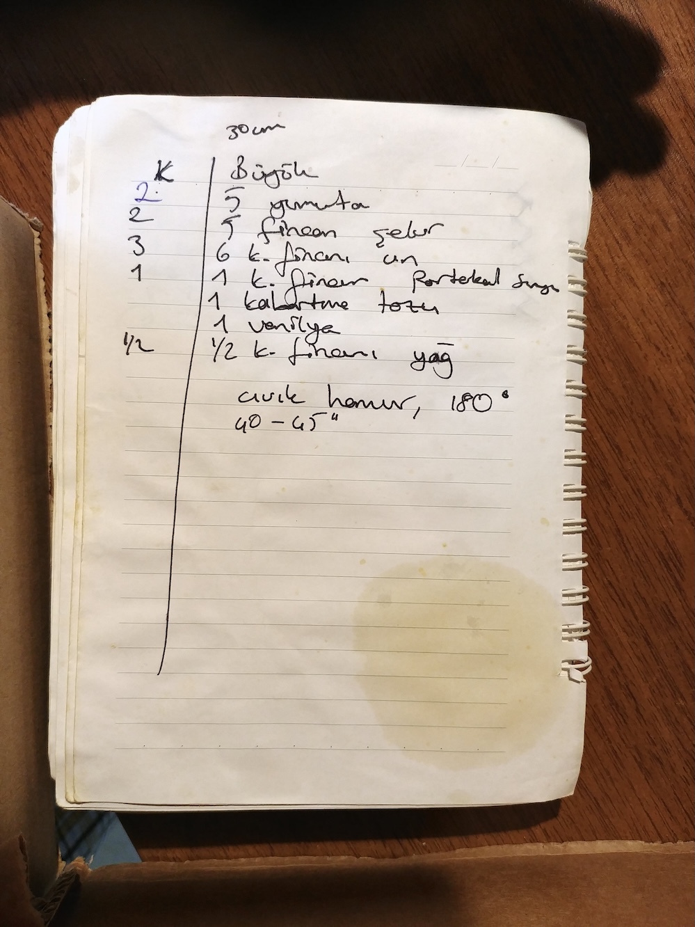 Portakallı Kek (Büyük Boy - 30 cm)