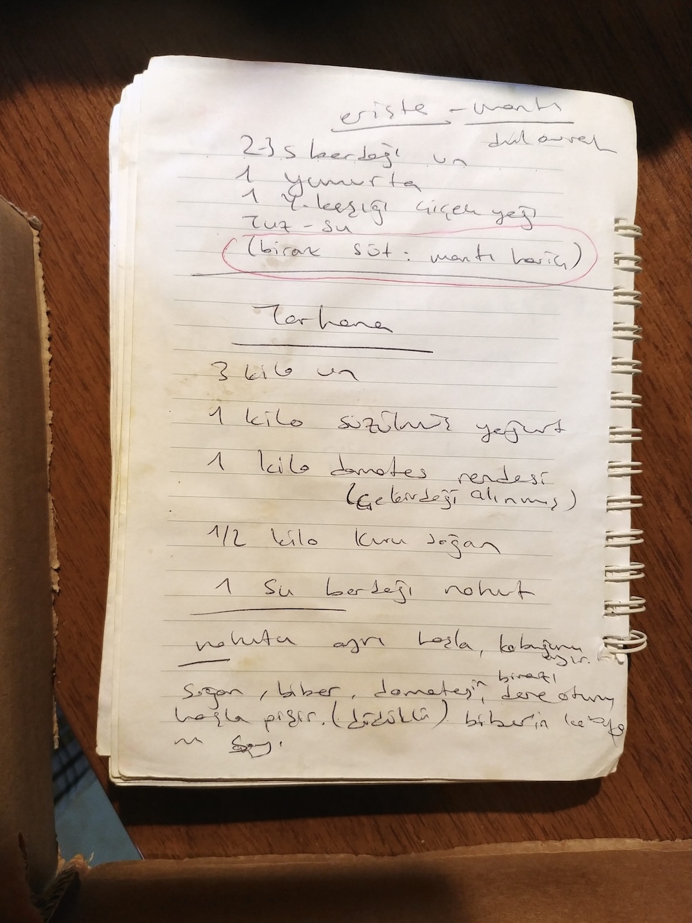 Erişte - Mantı Hamuru