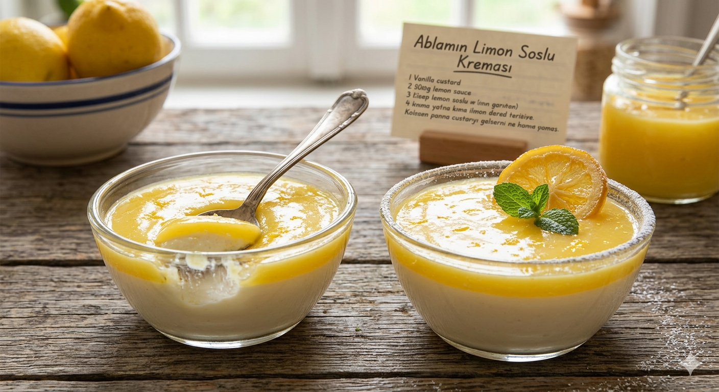 Ablamın Limon Soslu Kreması