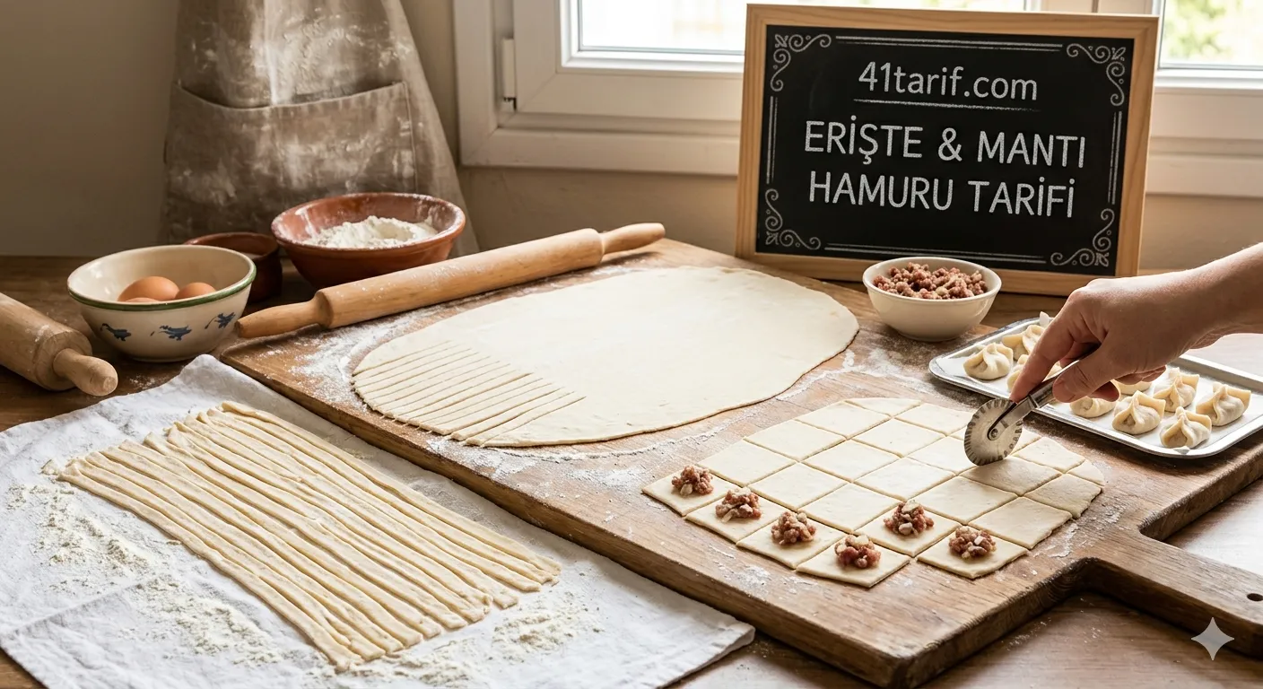 Erişte - Mantı Hamuru
