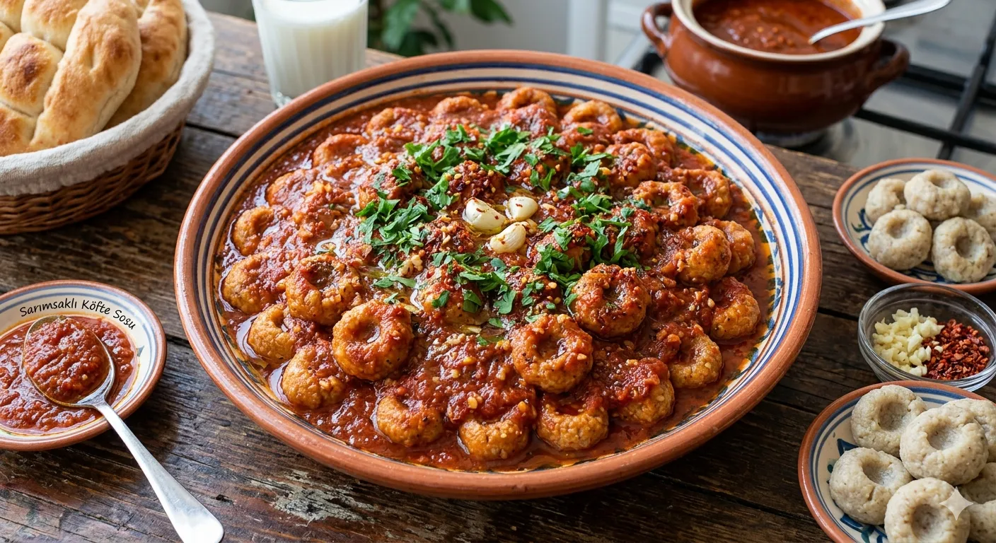 Sarımsaklı Köfte'nin Sosu