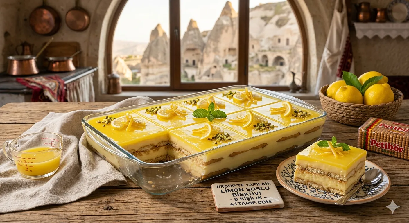 Limon Soslu Bisküvi (8 Kişilik)